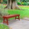 Highwood Usa 4ft Weatherly Picnic Bench Outdoor Furniture for Patio, Backyard, Garden AD-BENN4-RED - alternate 2